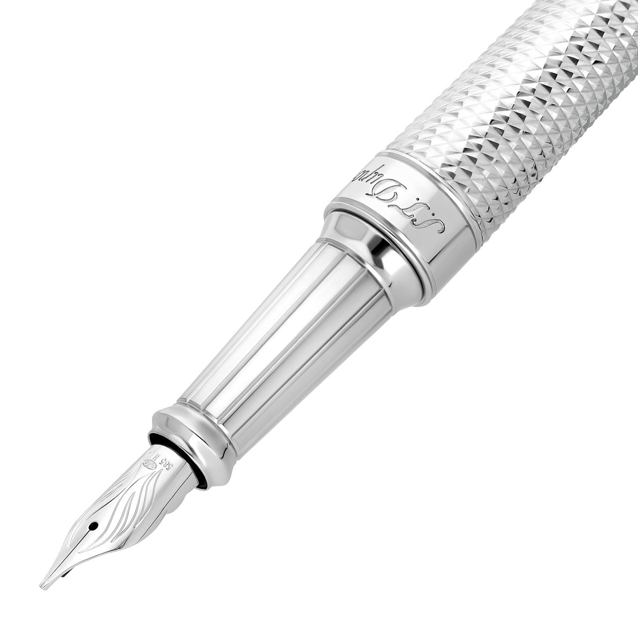 S.T. Dupont Eternity XL Diamond Head Palladium - Fountain Pen