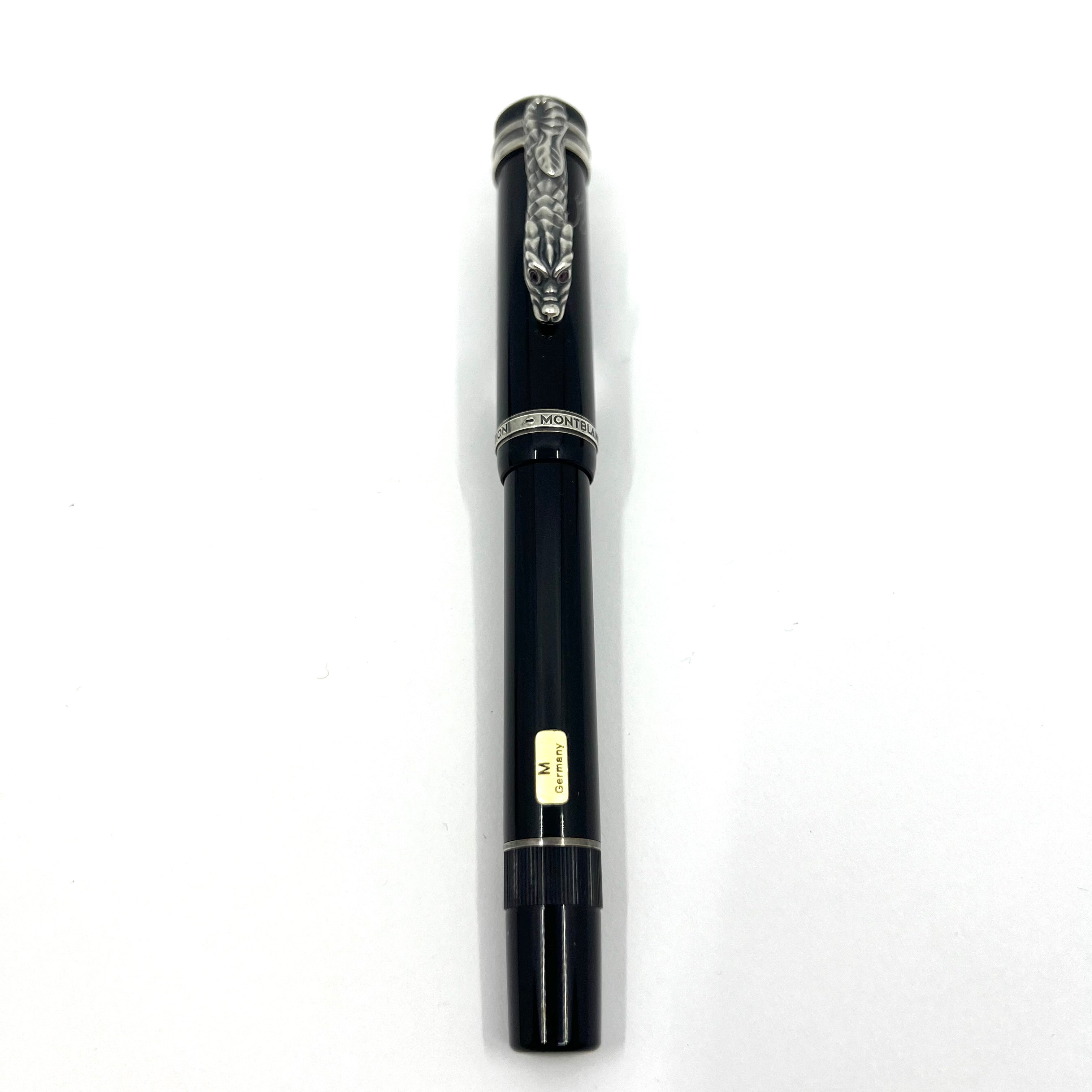 Montblanc Imperial Dragon Sterling Silver Limited Edition Fountain