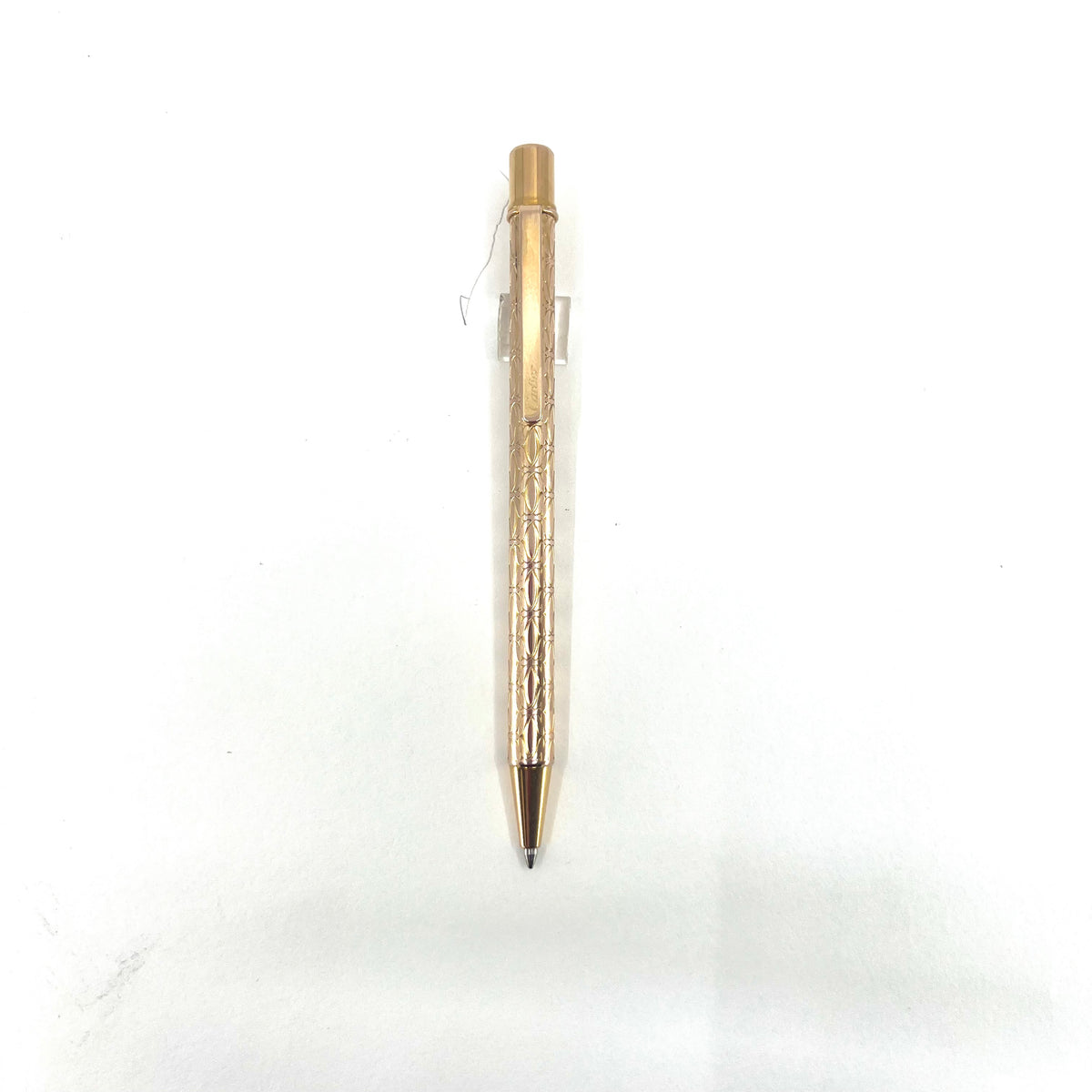 Cartier Must de Cartier Striped Ballpoint Pen Gold Must De Cartier Gold Plate Ballpoint Pen | Vintage and Prestige main image 3