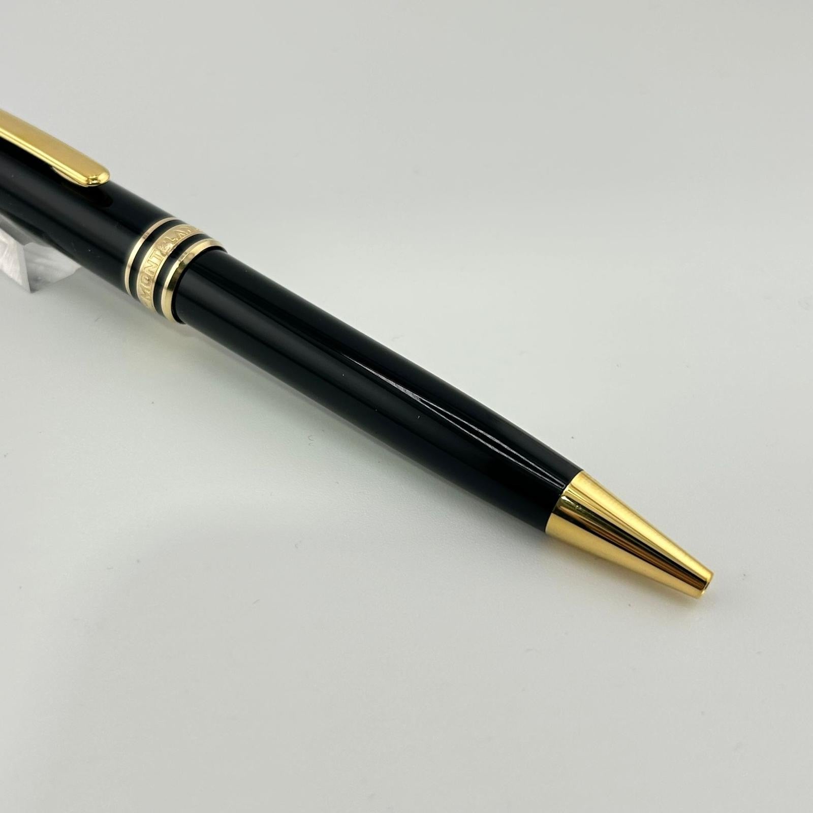 Montblanc Ball Pen 164 Black gold trim