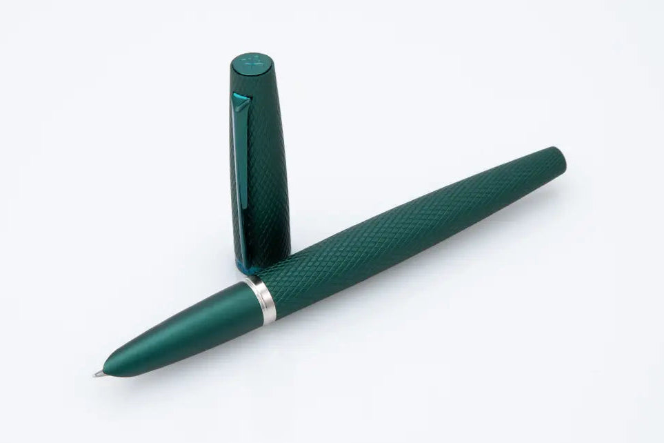 Diplomat Viper Green Quilloche Fountain Pen