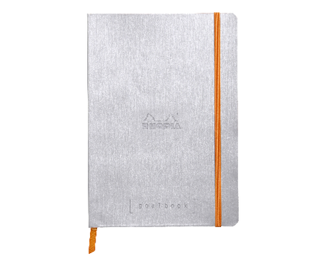 Rhodia Goalbook Silver - Dot Grid 5 3/4 in. x 8 1/4 in. Notebook