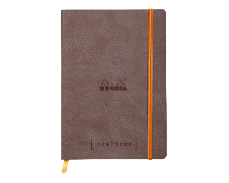 Rhodia Goalbook Chocolate - Dot Grid 5 3/4 in. x 8 1/4 in. Notebook