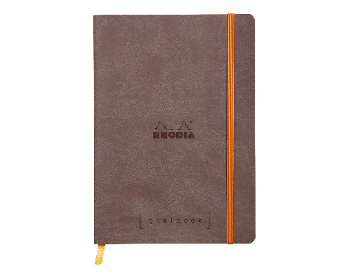 Rhodia Goalbook Chocolate - Dot Grid 5 3/4 in. x 8 1/4 in. Notebook