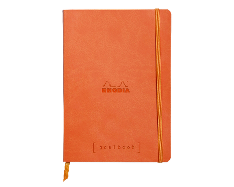 Rhodia Goalbook Tangerine - Dot Grid 5 3/4 in. x 8 1/4 in. Notebook