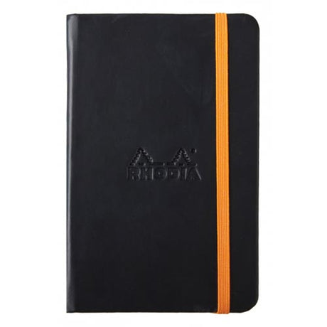 Rhodia Rhodiarama Notebooks Rhodiarama Web Notebook96 Lined Sheets Black 5 1/2 in. x 8 1/4 in.