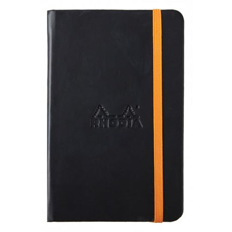 Rhodia Rhodiarama Notebooks Rhodiarama Web Notebook96 Lined Sheets Black 5 1/2 in. x 8 1/4 in.