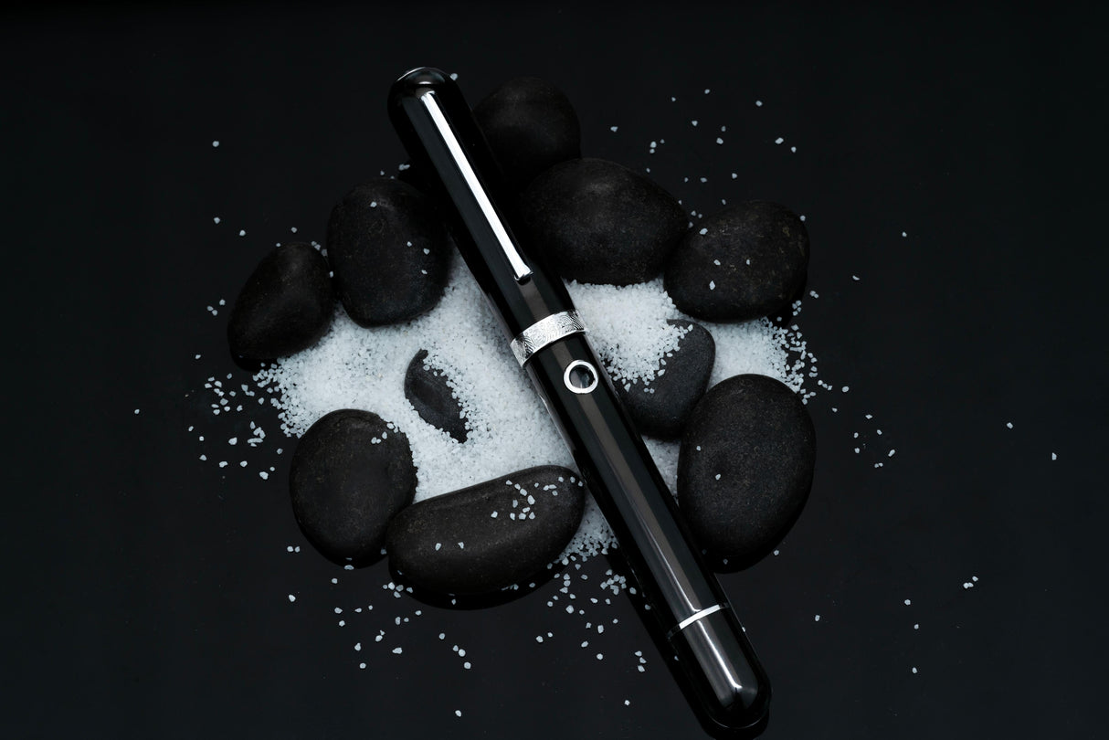 Nahvalur Nautilus Cephalopod Silver - Fountain Pen