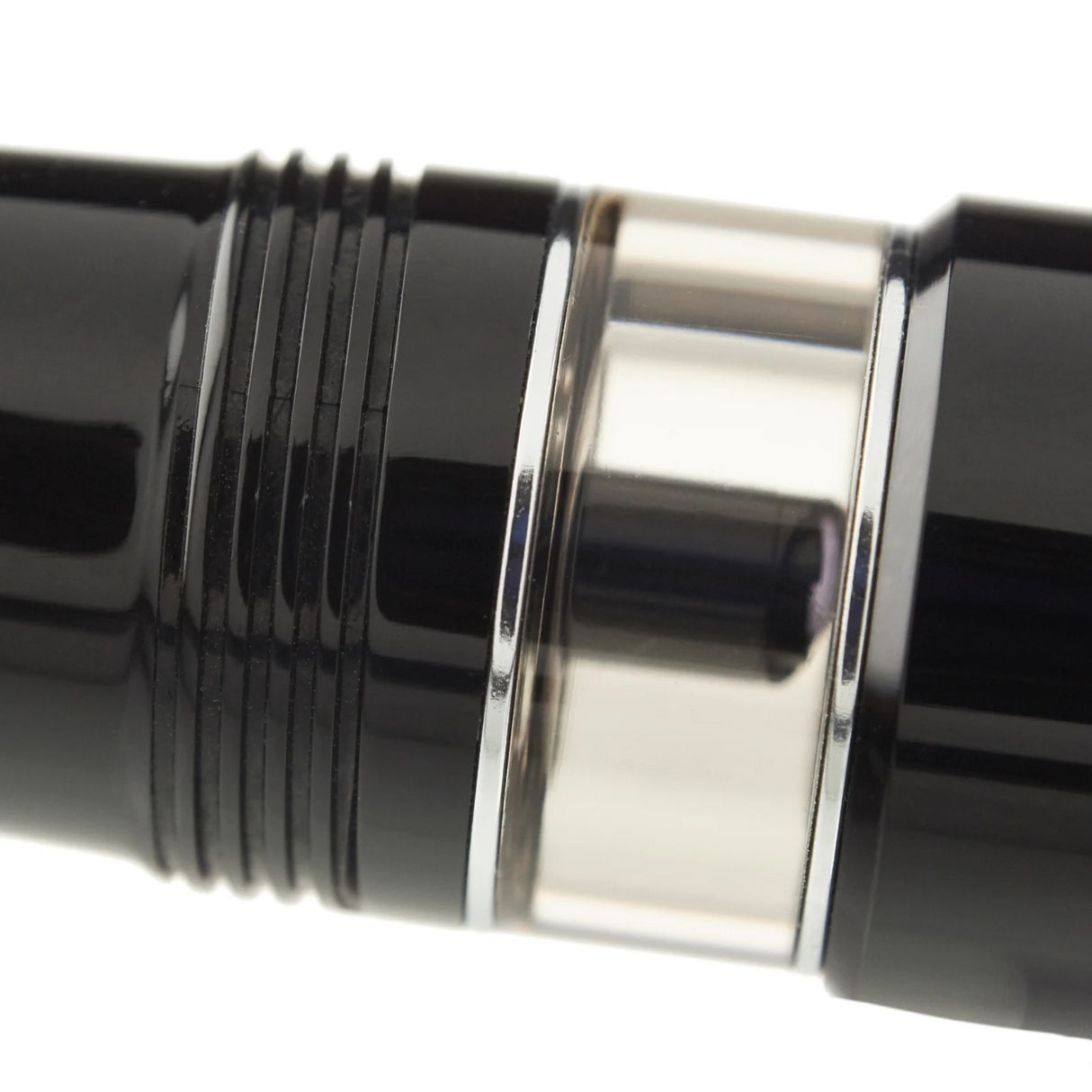 Aurora 88 Chrome Black Large w/ Chrome Cap Fountain Pen