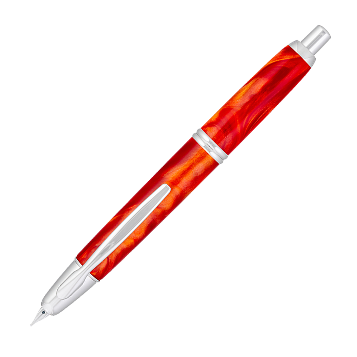 Pilot & Namiki Vanishing Point SE Marble Orange - Fountain Pen