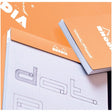 Rhodia Dot Grid Pads Orange Cover Dot Grid 6 in. x 8 1/4 in.