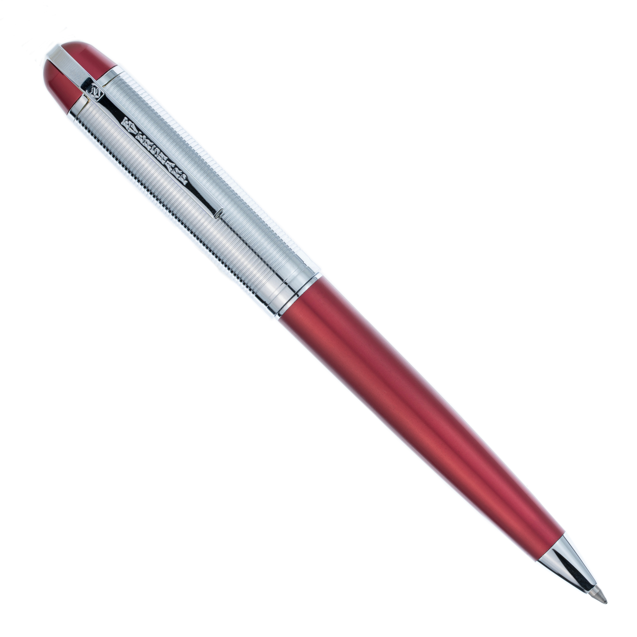 Wahl-Eversharp Skyline Red Silver Cap - Ballpoint Pen