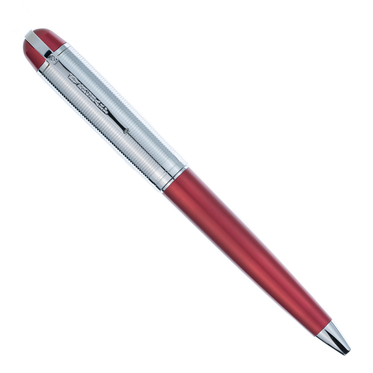 Wahl-Eversharp Skyline Red Silver Cap - Ballpoint Pen