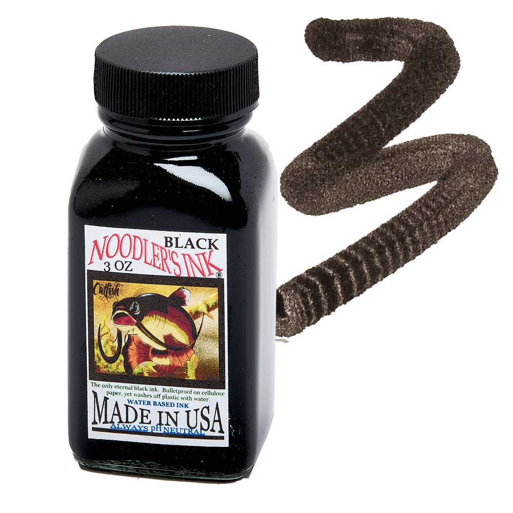 Noodlers Ink Black 3 oz. Ink Fountain Pen Hospital