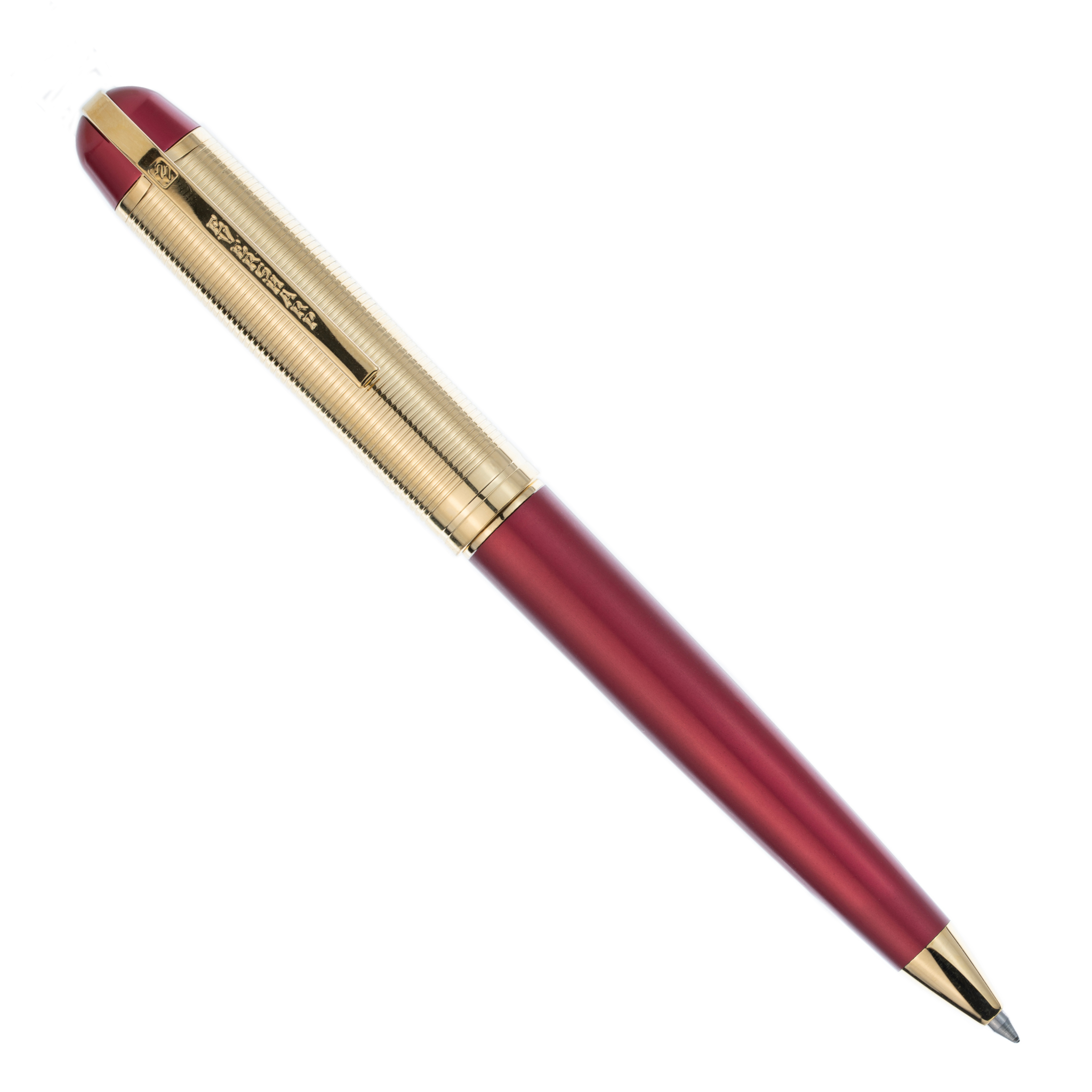Wahl-Eversharp Skyline Red Presentation Gold Cap - Ballpoint Pen