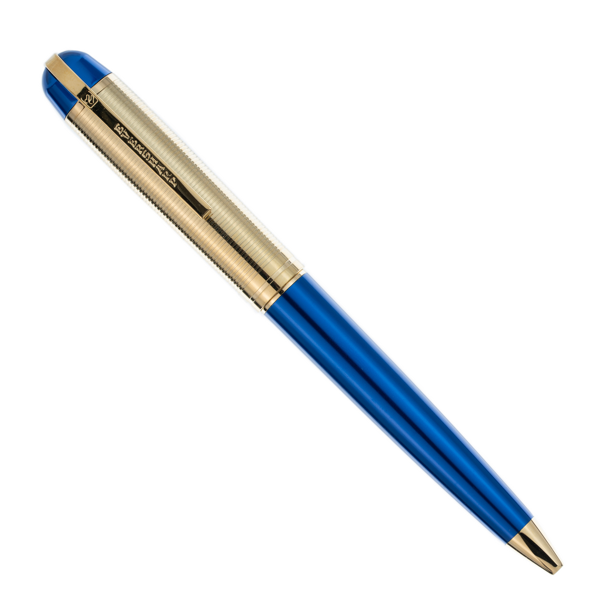Wahl-Eversharp Skyline Blue Presentation Gold Cap - Ballpoint Pen