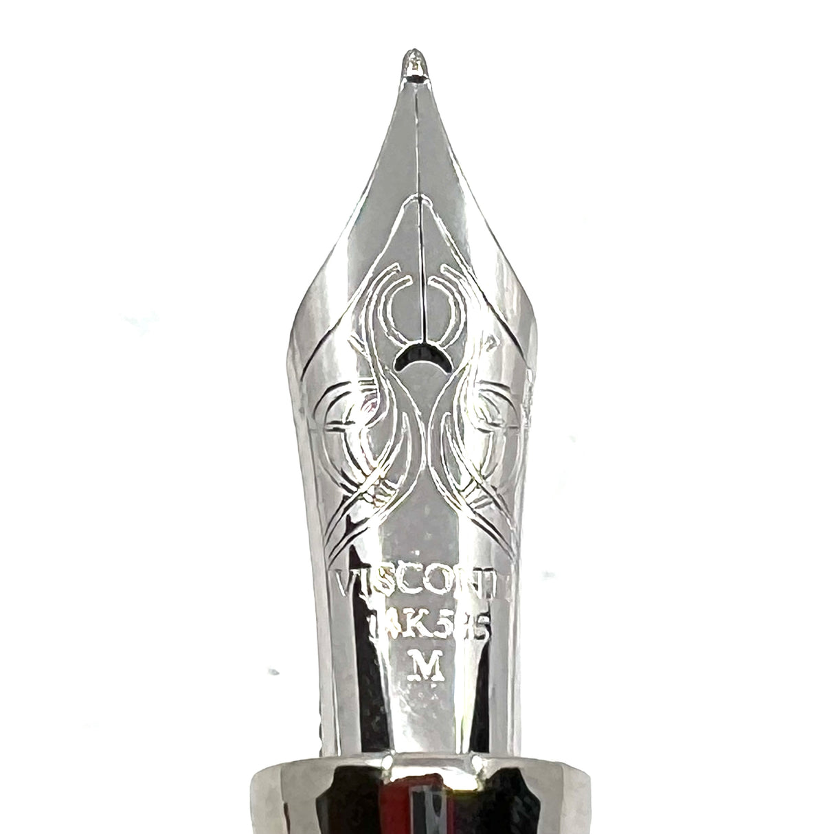 Visconti Opera Lustrous Mottled Green Facetted Fountain Pen