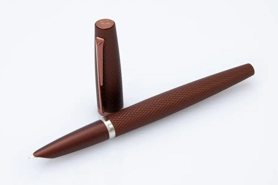Diplomat Viper Brown Quilloche Fountain Pen