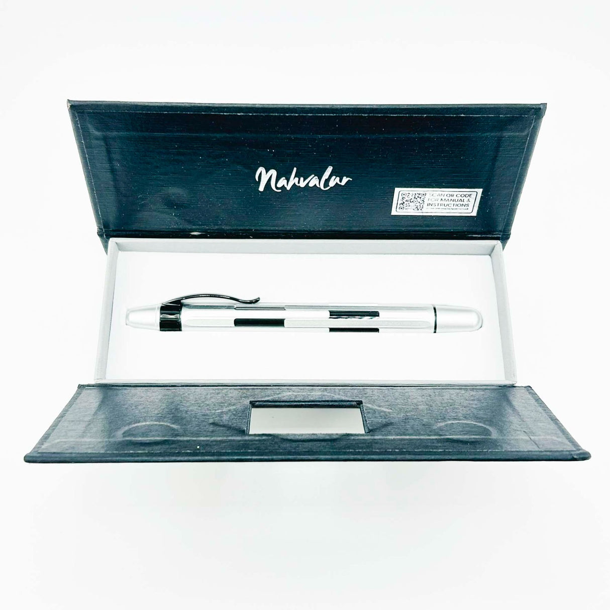 Nahvalur Eclipse Retractable white and black - Fountain Pen