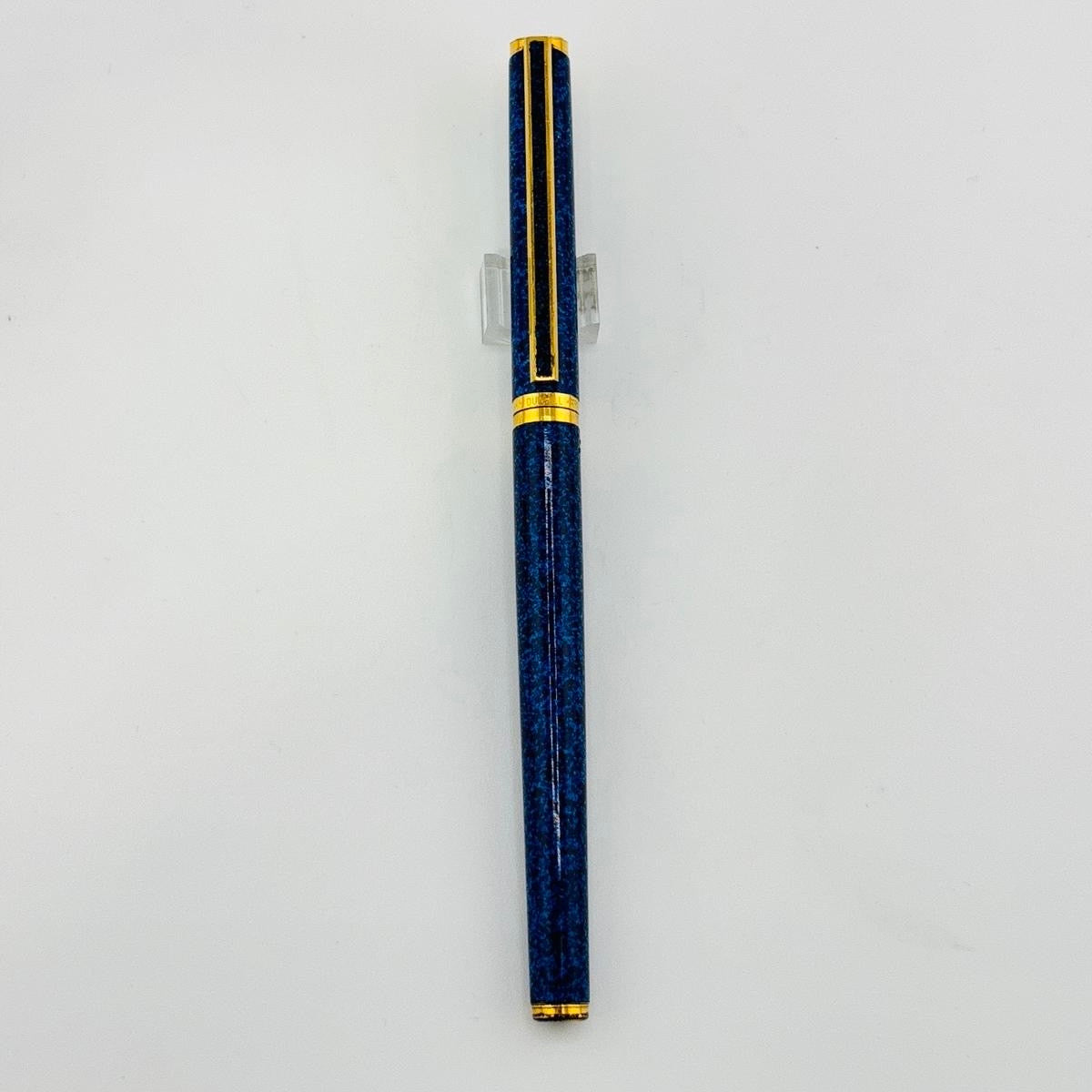 Dunhill Slim Blue Lacquer Gold Nib 14K - Fountain Pen