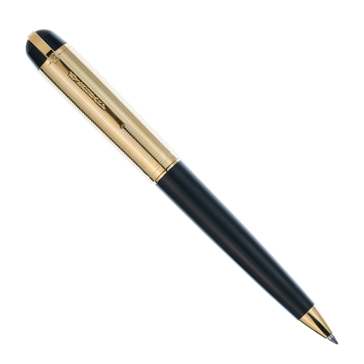 Wahl-Eversharp Skyline Black Presentation Gold Cap - Ballpoint Pen