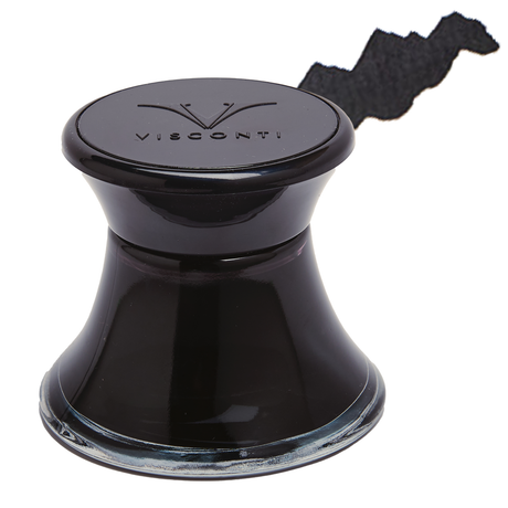 Visconti Ink Black - Glass Ink Bottle 50 mL