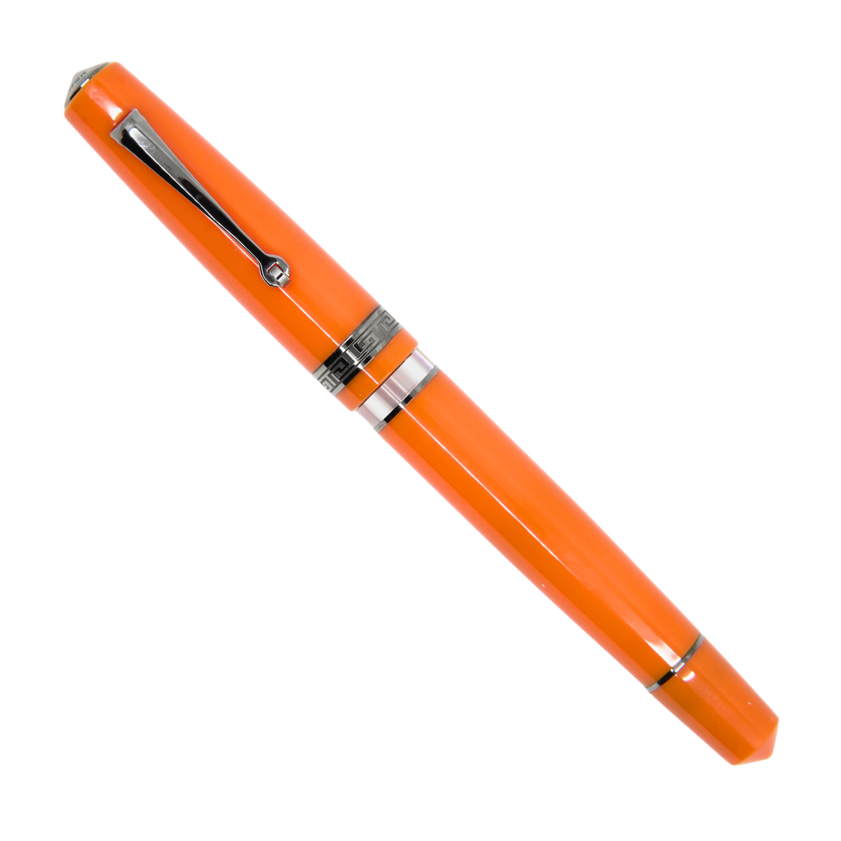 ASC Bologna Portofino Bespoke 2024 Arancio Ruthanium Trim - Fountain Pen