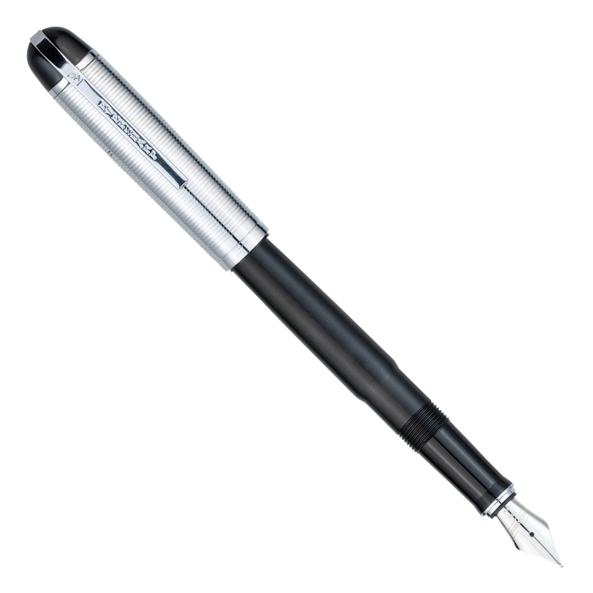 Wahl-Eversharp Skyline Black Silver Cap - Fountain Pen