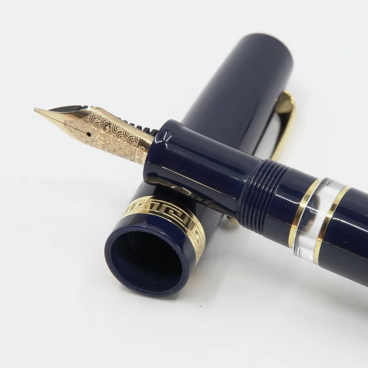 ASC Bologna Portofino Bespoke 2024 Blu Mare Gold Trim - Fountain Pen