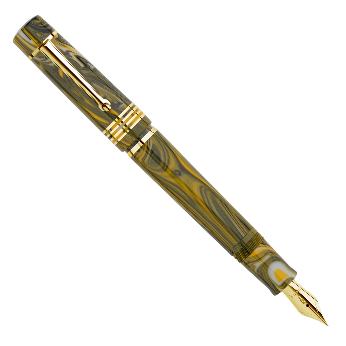 Delta Neo Gallery Marigold Gold Trim Fountain Pen