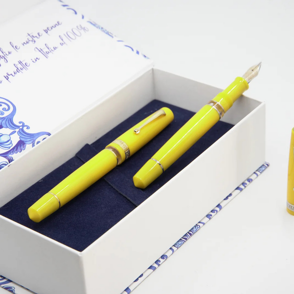 ASC Bologna Portofino Bespoke 2024 Giallo Gold Trim - Fountain Pen