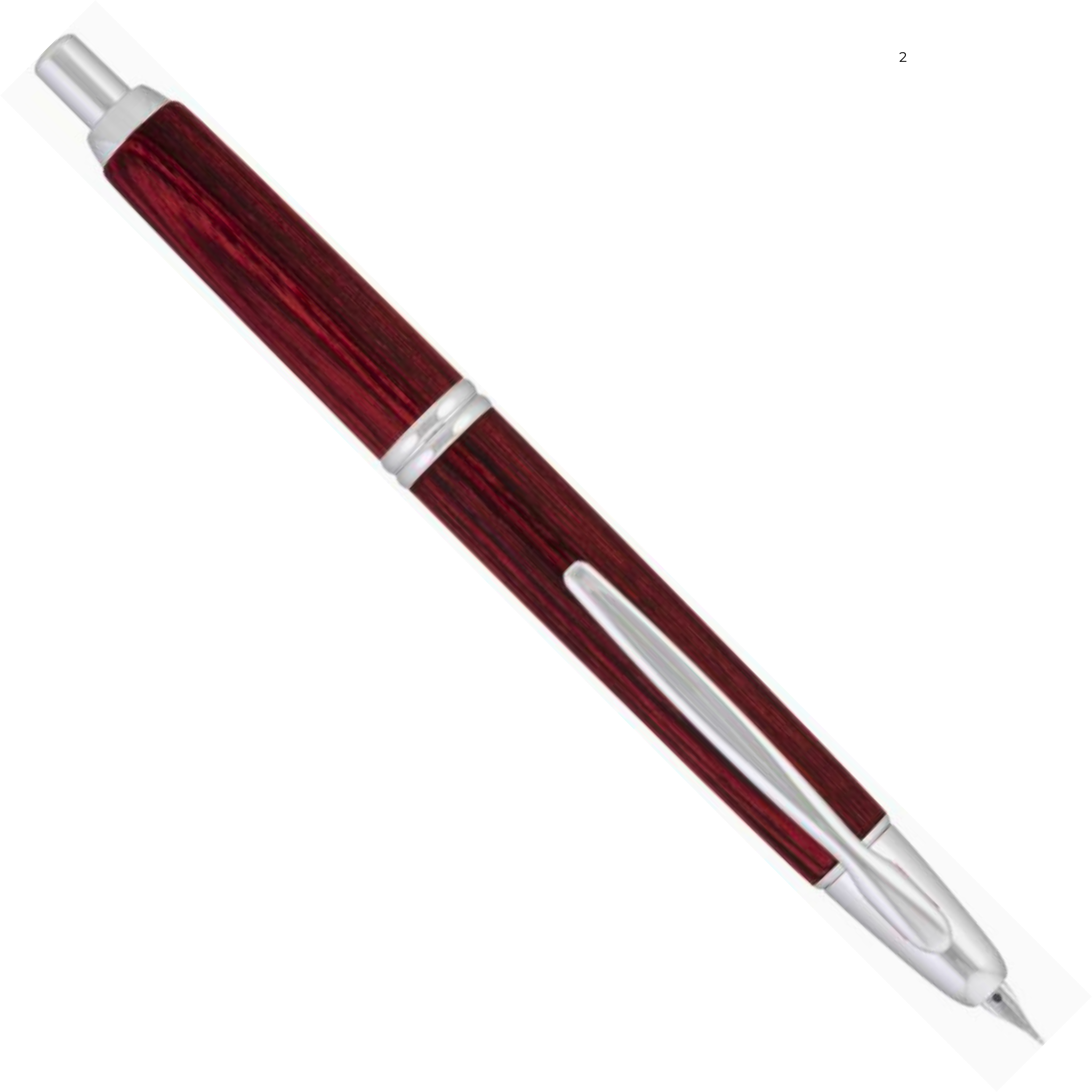 Pilot Vanishing Point Red Birchwood - Fountain Pen