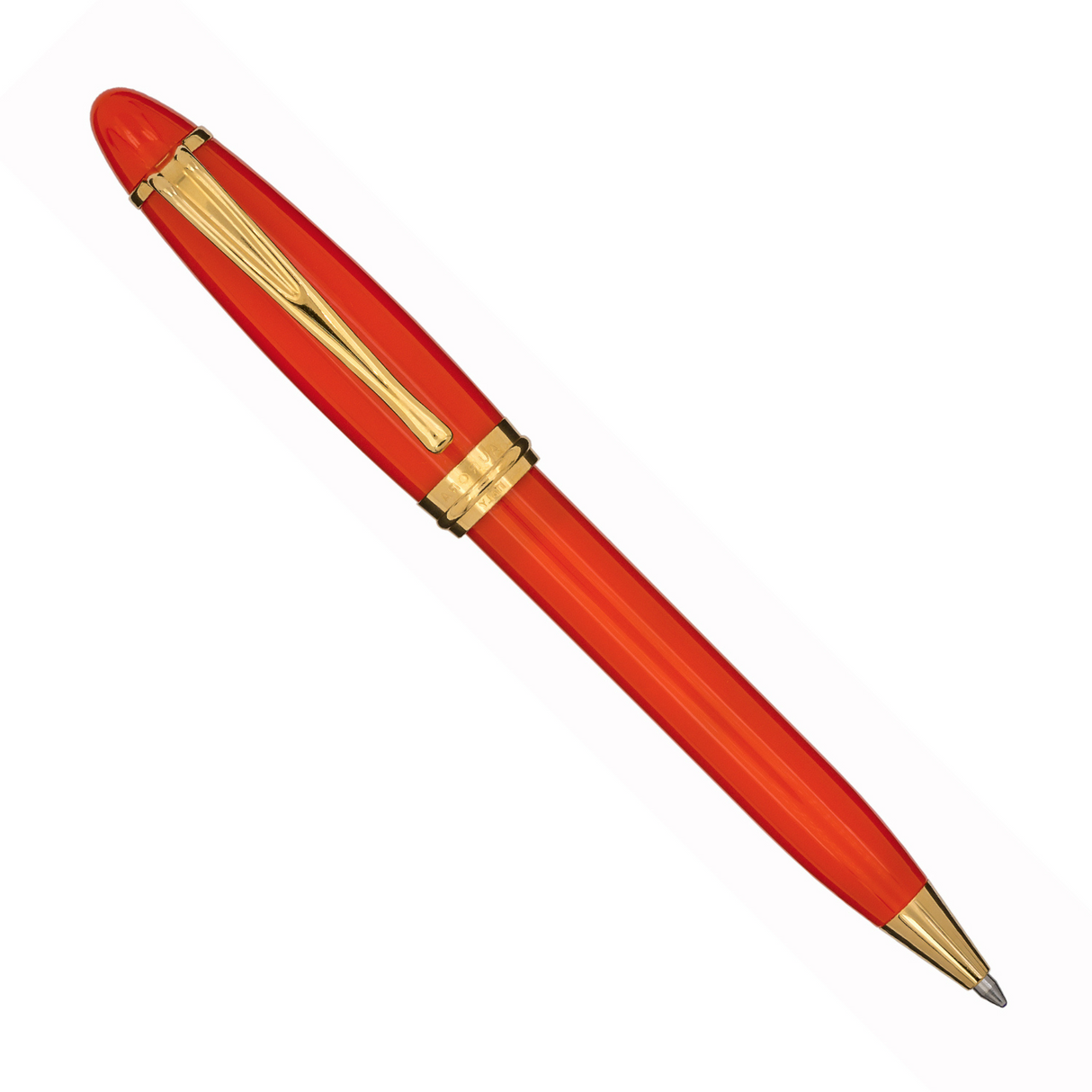 Aurora Ipsilon Autumn Orange Season Gold Trim Ballpoint