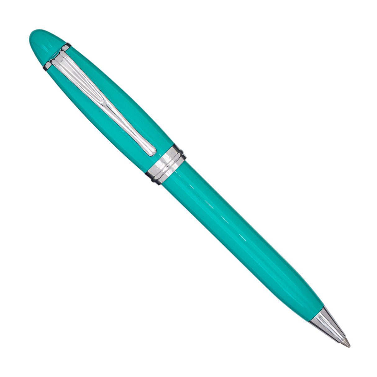 Aurora Ipsilon Summer Estate (Green) Seasons Chrome Trim Ballpoint