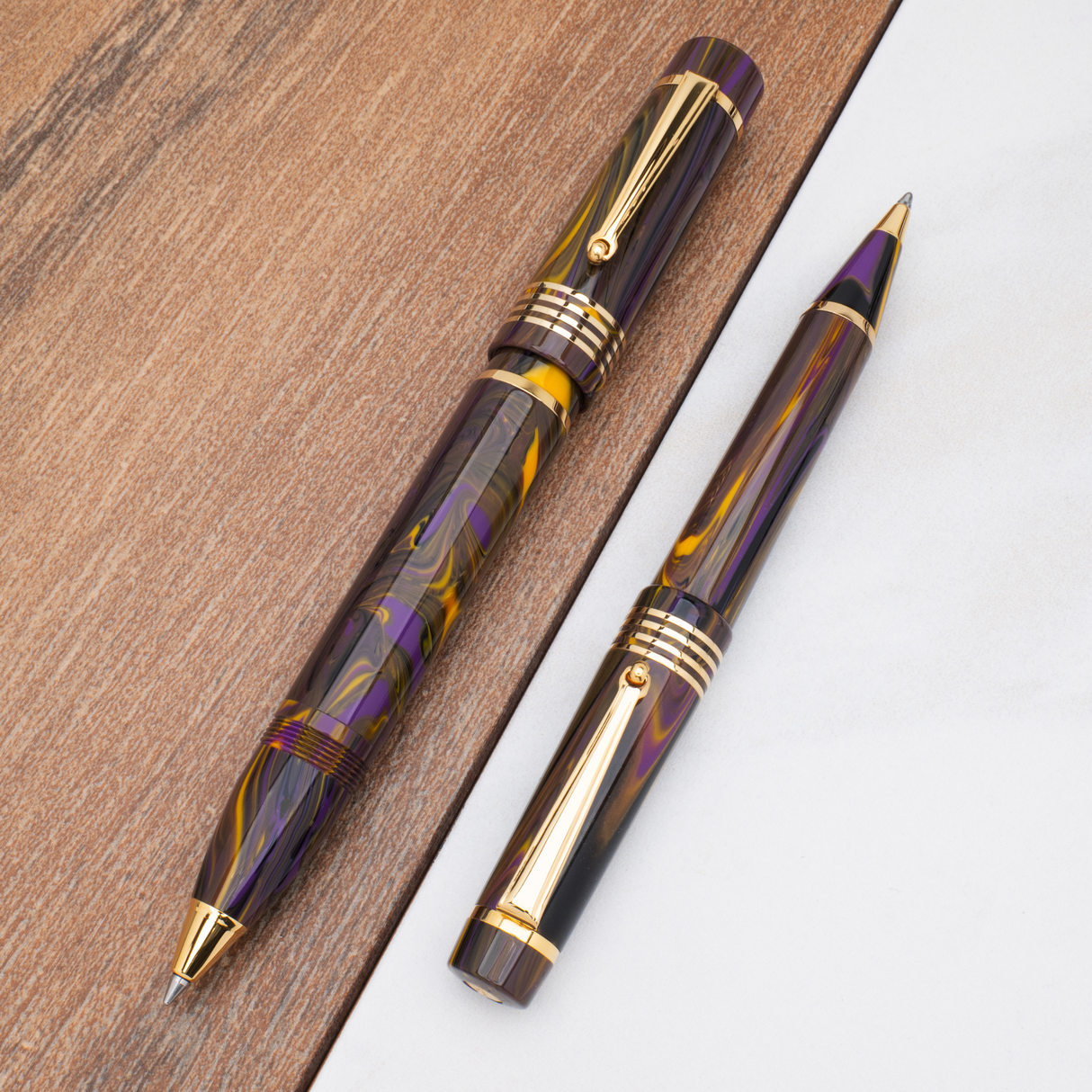 Delta Neo Gallery Iris Gold Trim Pencil