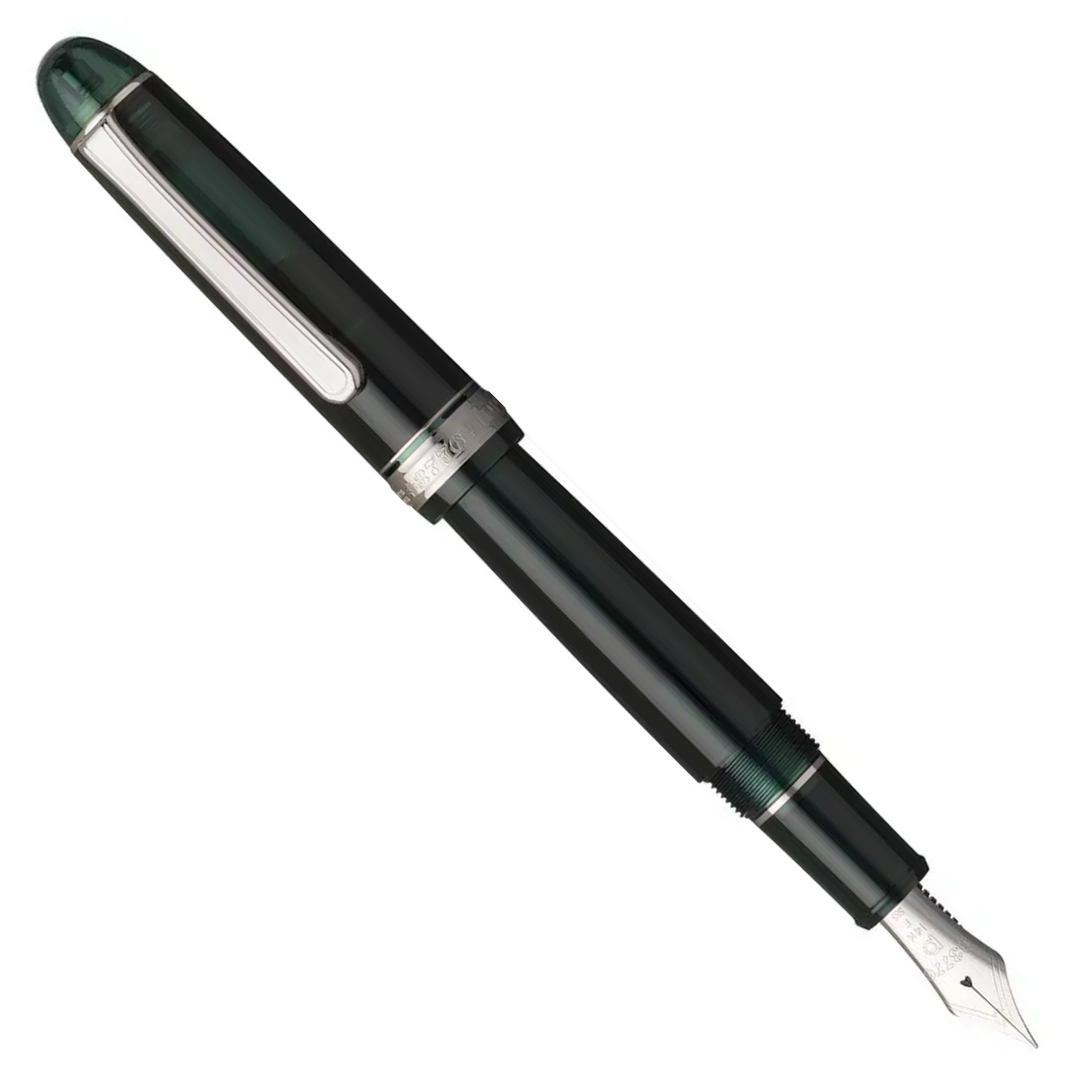 Platinum 3776 Century Laurel Green Rhodium Trim - Fountain Pen