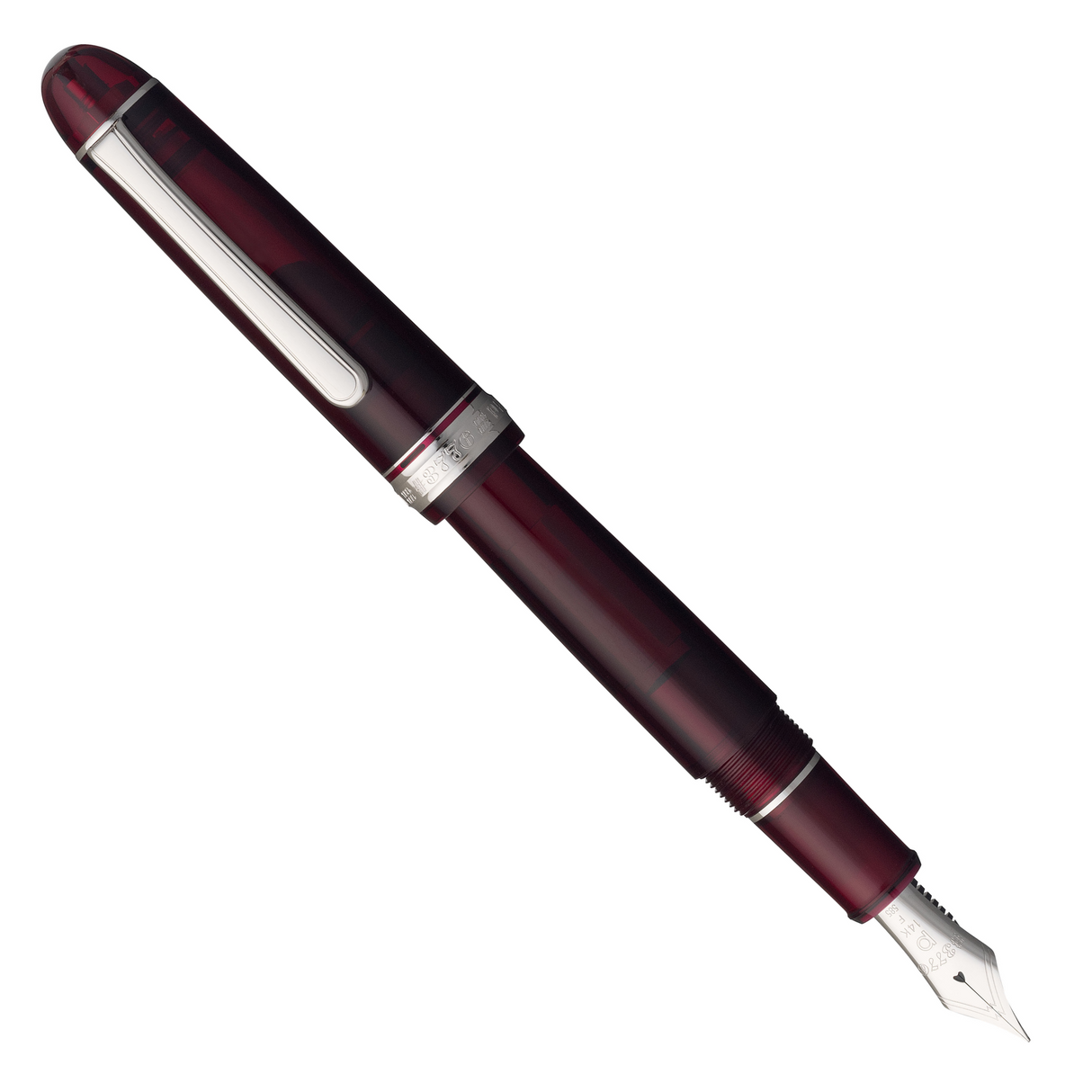 Platinum 3776 Century Bourgogne Burgundy Rhodium Trim - Fountain Pen