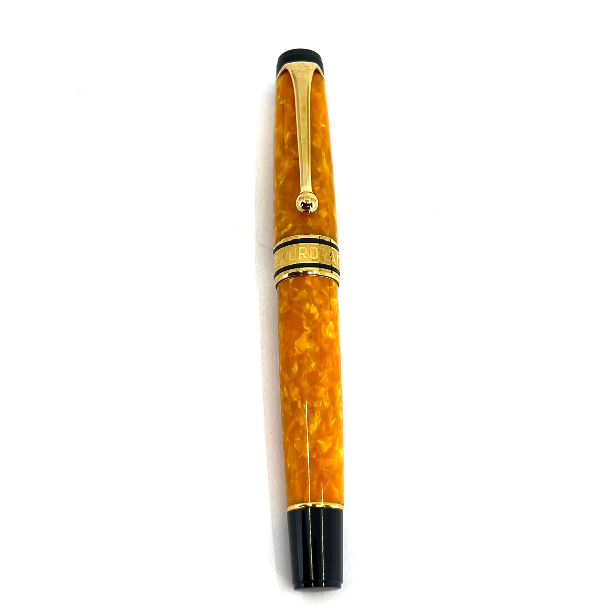 Aurora Optima Marbled Orange Sole Limited Edition Fountain Pen