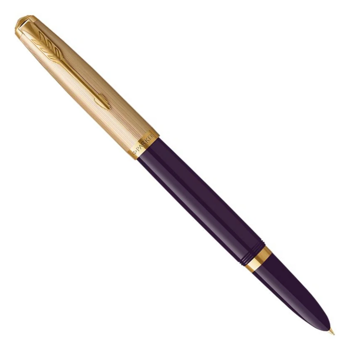 Parker 51 Deluxe Plum & Gold - Fountain Pen (18KT Nib)