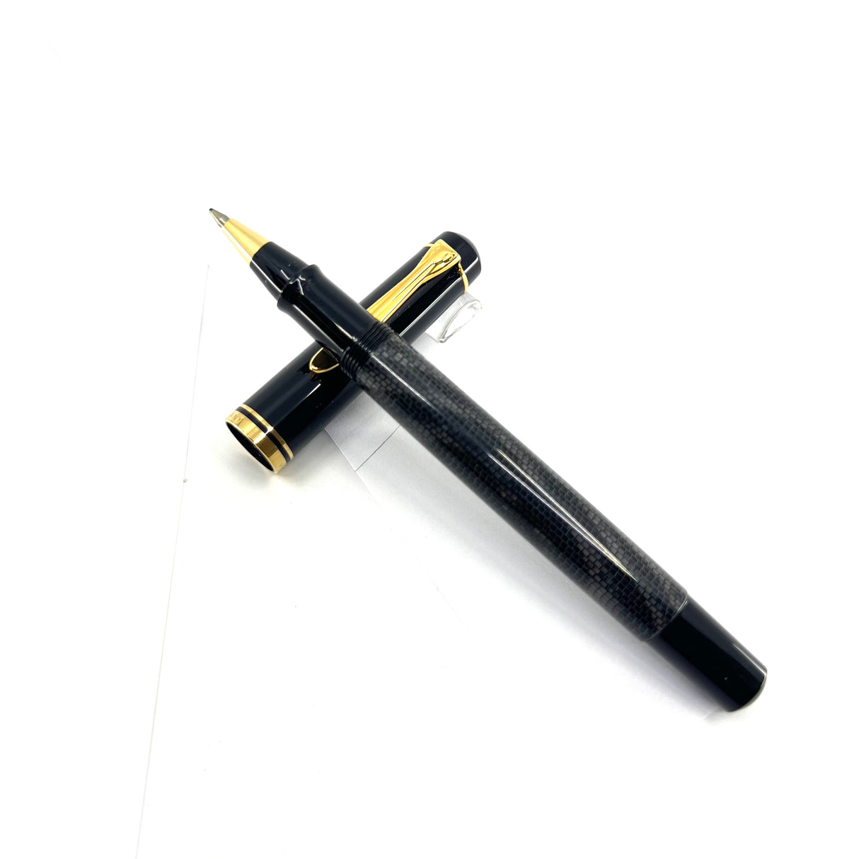 Pelikan Rare & Unusual R250 Rollerball - Resin Barrel In Gray Lizard Design/Black Cap