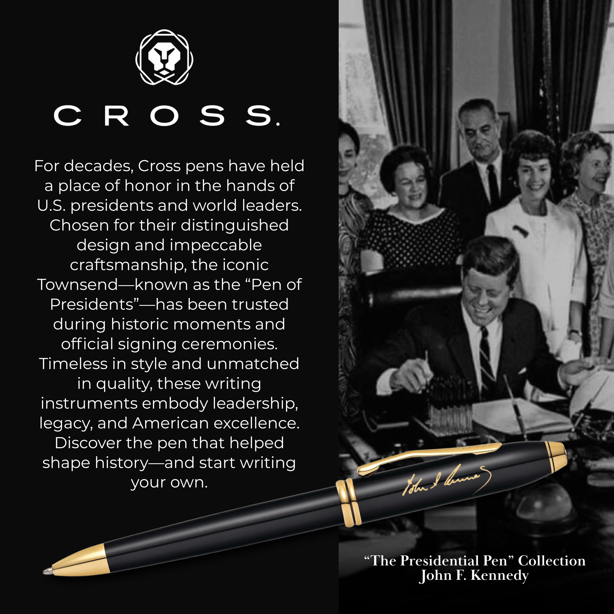 Cross The Presidential Pen John F. Kennedy - FPH Exclusive - Ballpoint