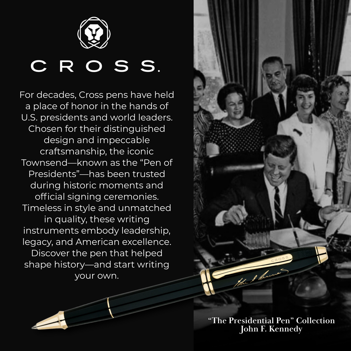 Cross The Presidential Pen John F. Kennedy - FPH Exclusive - Rollerball