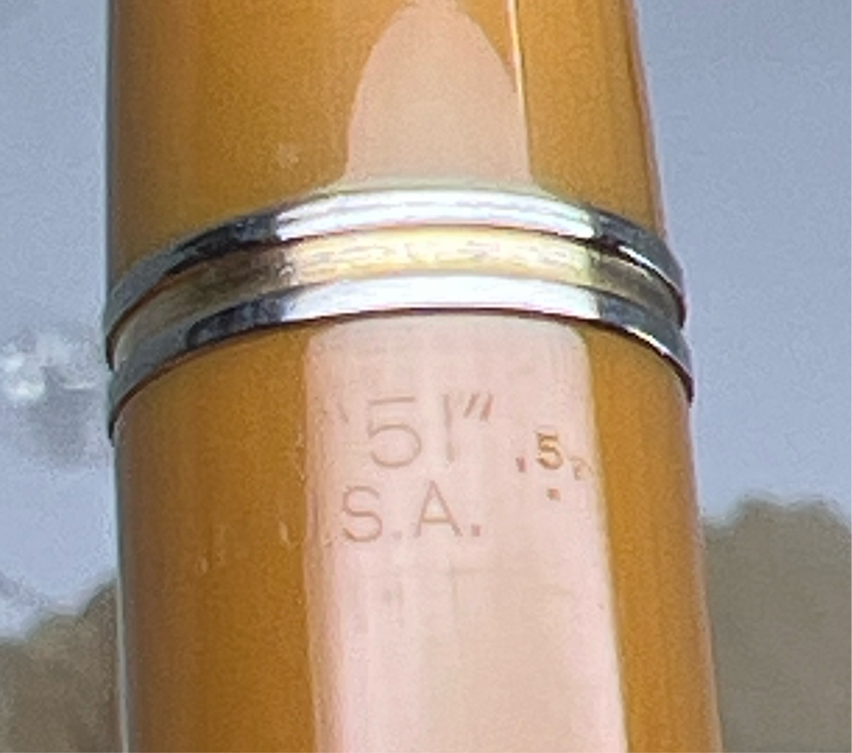 Parker Vacumatic 1945 Yellowstone Mustard #51 Fountain Pen