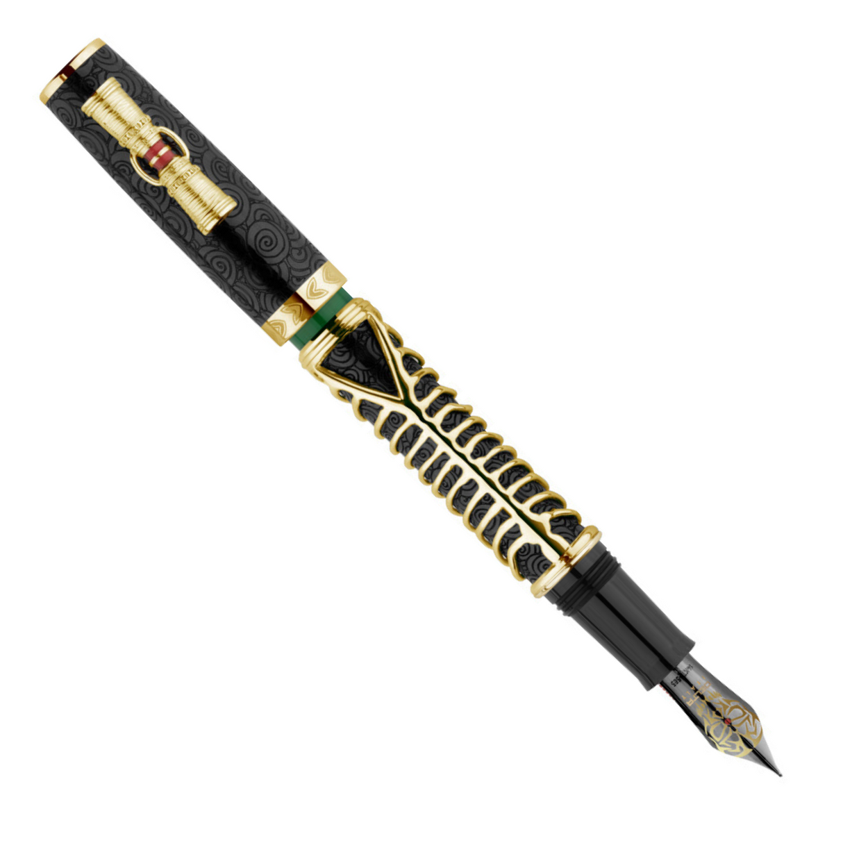 Delta Indigenous People Simbu Gold Trim Fountain pen L.E.
