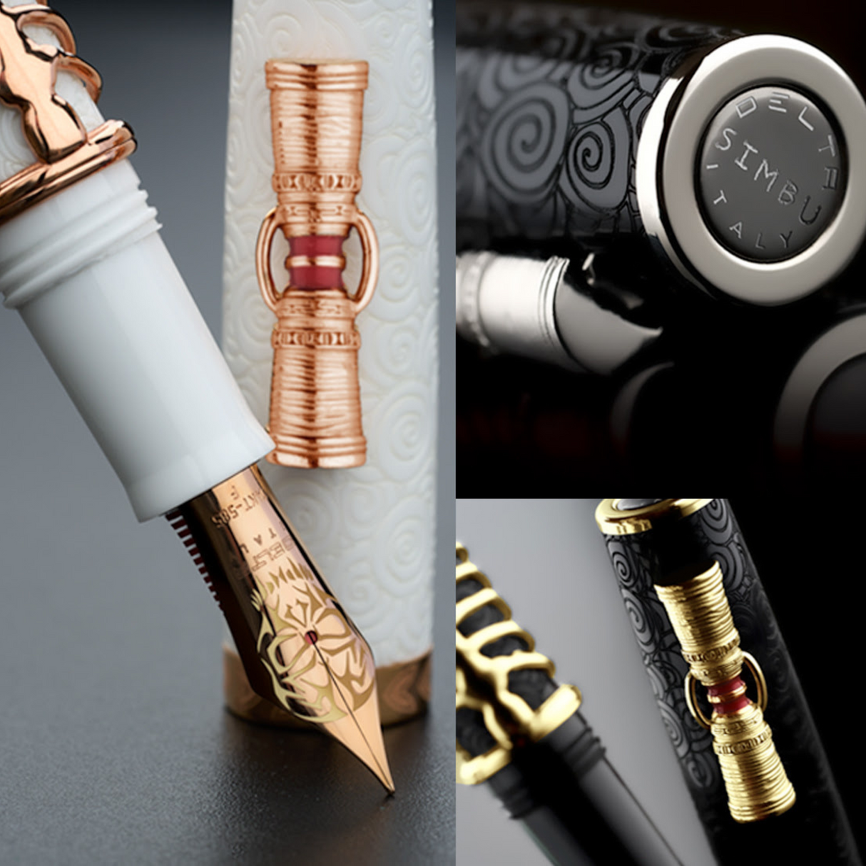 Delta Indigenous People Simbu Silver Trim Rollerball L.E.