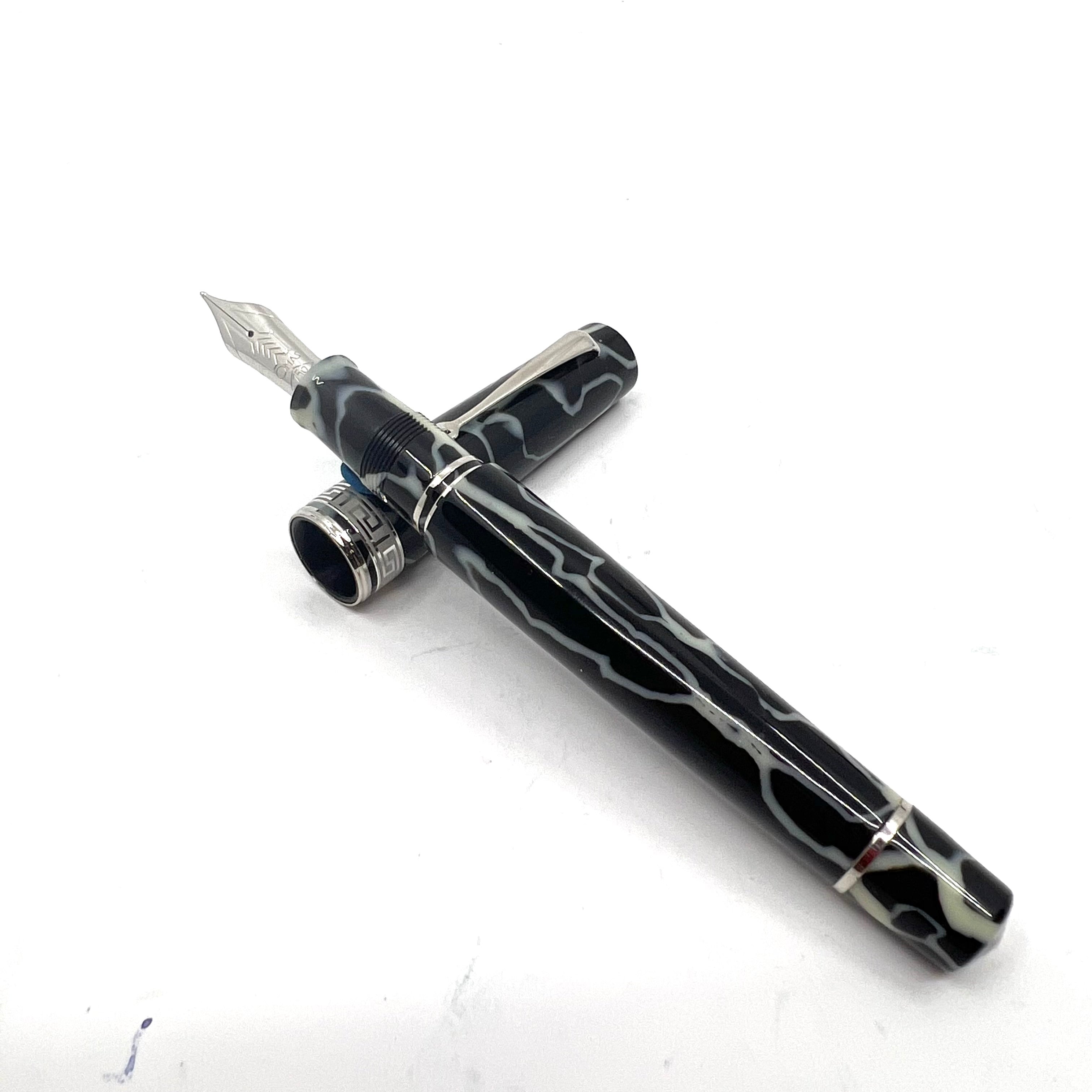 ASC Armando Simoni Club  Bologna Medio Wild Celluloid - Exclusive for Classic Fountain Pens - Only 26 Pens Produced