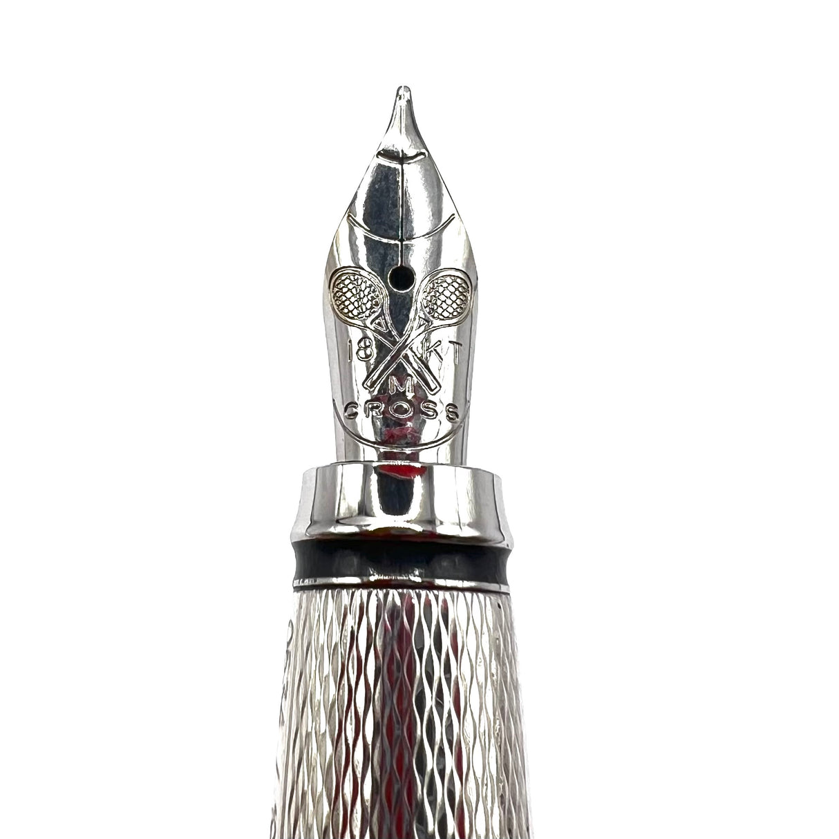 Cross Tennis Hall of Fame Sterling Silver Limited Edition Fountain Pen - Medium 18kt Gold Nib