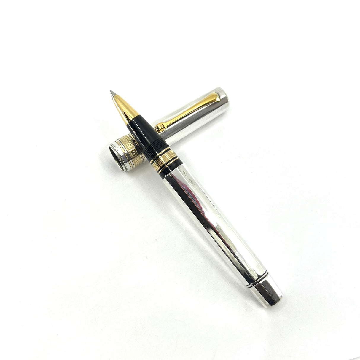 OMAS Sterling Silver Facetted Standard Size Paragon Limited Edition Rollerball