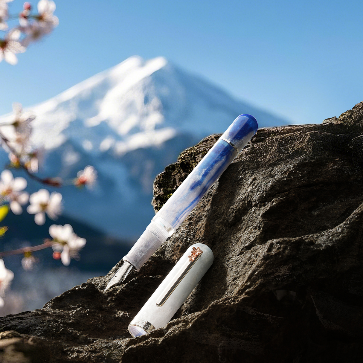 Nahvalur Voyage: Cherry Blossom Fountain Pen