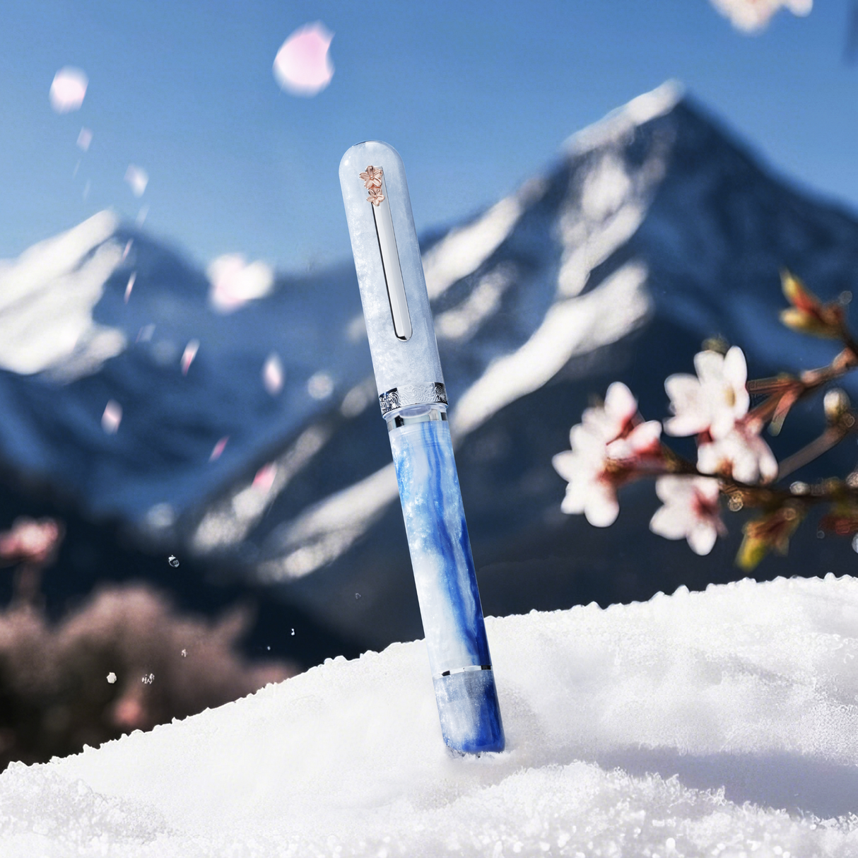 Nahvalur Voyage: Cherry Blossom Fountain Pen